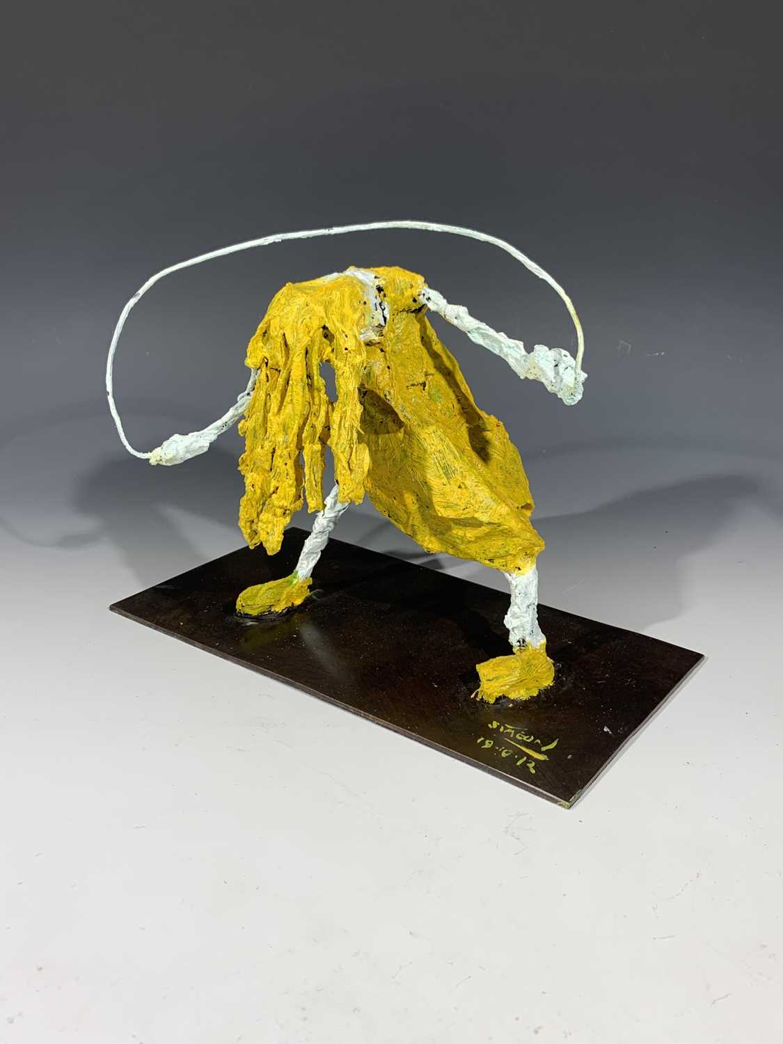 Simeon STAFFORD (1956)'Skipping Girl, Caroline'Painted bronzeSigned and dated 2019Number 6 of an