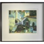 Richard TUFF (b.1965)Harbour StepsLimited edition colour printSigned, inscribed as titled and