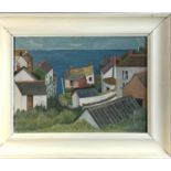 Margaret WARDMAN (1922- 2020) Bucks Mills, North Devon To verso House Oil on board Signed 40 x