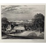 Stanley Roy BADMIN (1906-1989) Evening light Sevenoaks 1929Etching, artists proofSigned & titled