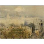British, early 20th CenturyView over the CityWatercolour20 x 26.5cmWe believe this may be a work