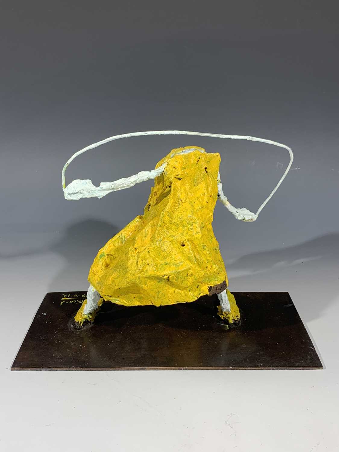 Simeon STAFFORD (1956)'Skipping Girl, Caroline'Painted bronzeSigned and dated 2019Number 6 of an - Image 4 of 4