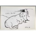 David HOCKNEY (1937)Little Boodge LithographPublished by 1853 Gallery28 x 42cm