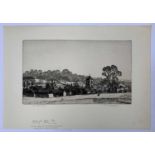 Stanley Roy BADMIN (1906-1989) Addington, Surrey 1928Etching 5/4016x27.4cmSigned & titled in