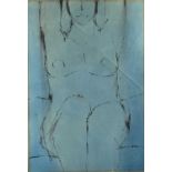 John EMANUEL (1930) Nude, seated Watercolour Signed 55 x 38cm