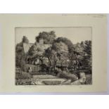 Stanley Roy BADMIN (1906-1989) The Cottage Garden1938Etching A/PSigned & titled in pencil, further