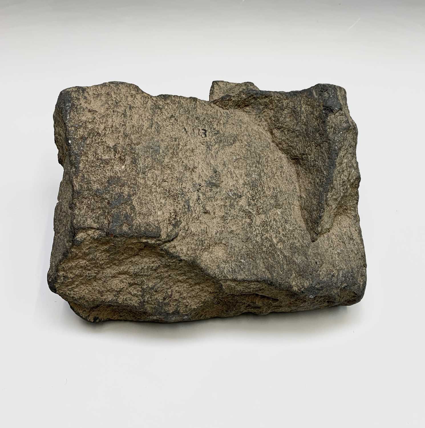A North West Pakistan (Gandara) carved grey schist Buddhist fragment, 2nd-3rd century AD, the two - Image 10 of 10