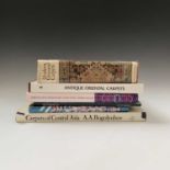 A selection of books relating to eastern rugs and carpets, to include 'Carpets of Central Asia, by