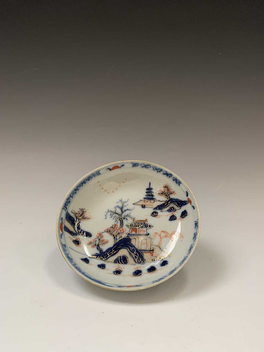 A selection of Chinese Imari porcelain items, 18th century, comprising a bowl, cup and saucer, tea - Image 13 of 18