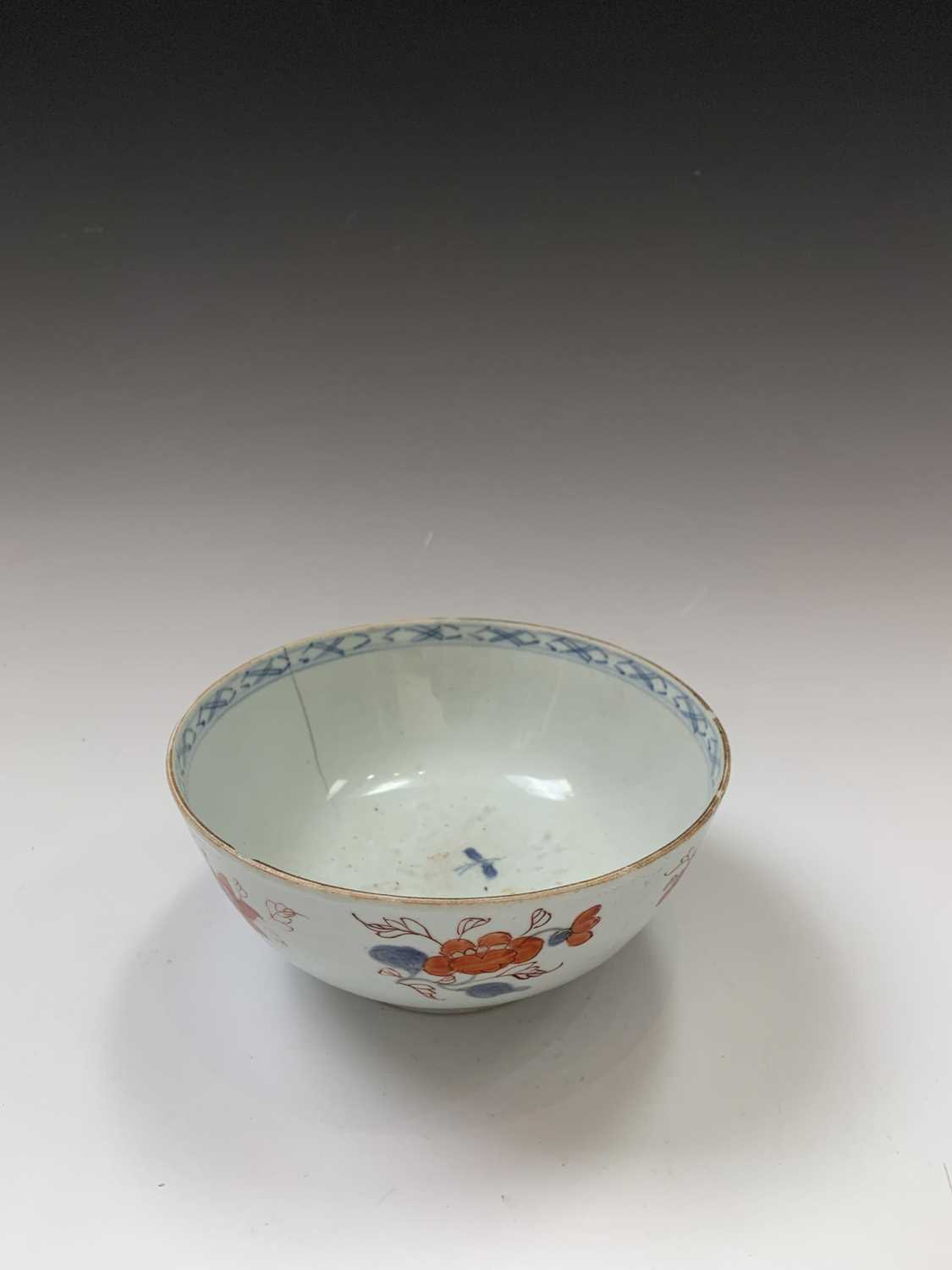 A selection of Chinese Imari porcelain items, 18th century, comprising a bowl, cup and saucer, tea - Image 7 of 18