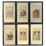 Vanity Fair - six chromolithographic prints from the Judge Series.