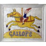 Simeon STAFFORD (b.1956)GallopsOil on board Signed and inscribed as titledFurther signed and