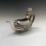 A Scottish silver teapot by George McHattie Edinburgh 1813 17.9oz