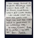 Royal memorabilia, A signed letter from Diana, Princess of Wales, on Kensington Palace headed