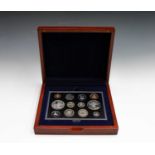 GB 2005 Executive proof collection in wooden box of issue with certificate.