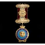 RAOB Medals - A silver gilt and enamel good quality Medal awarded by the Queen Elizabeth II Lodge