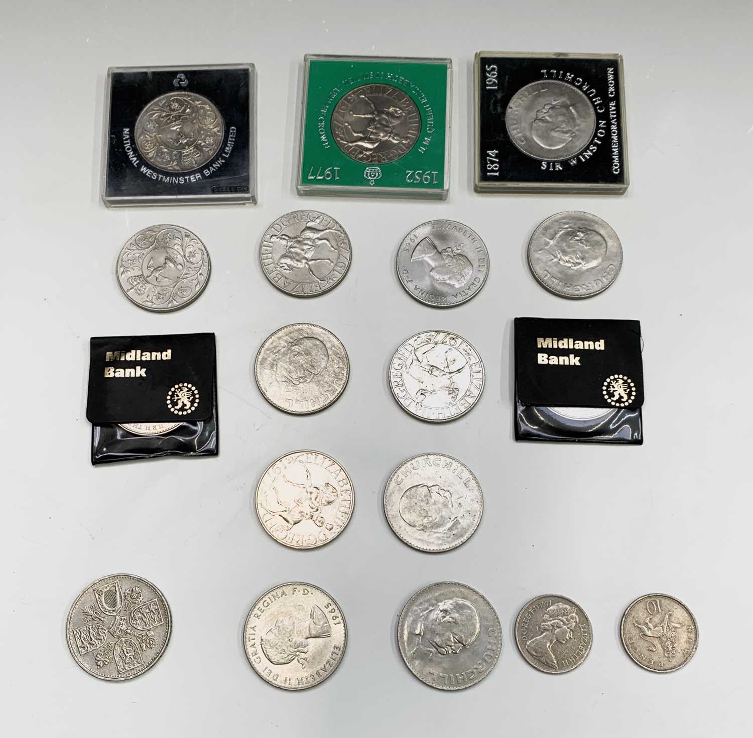 TOKENS, OTHER COINS, BADGES & WORLD WAR 2 BANKNOTES: Lot includes a 1794 'Loyal Suffolk Yeomanry'