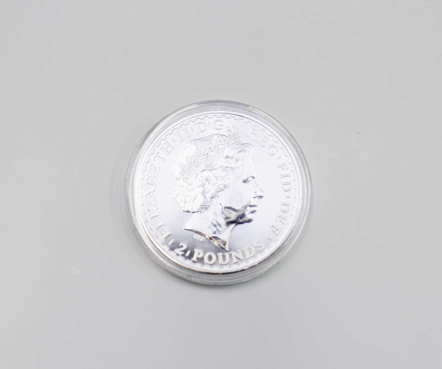 GB - £2 silver Britannia x 4, 2002/3 + 2007/8. - Image 3 of 7