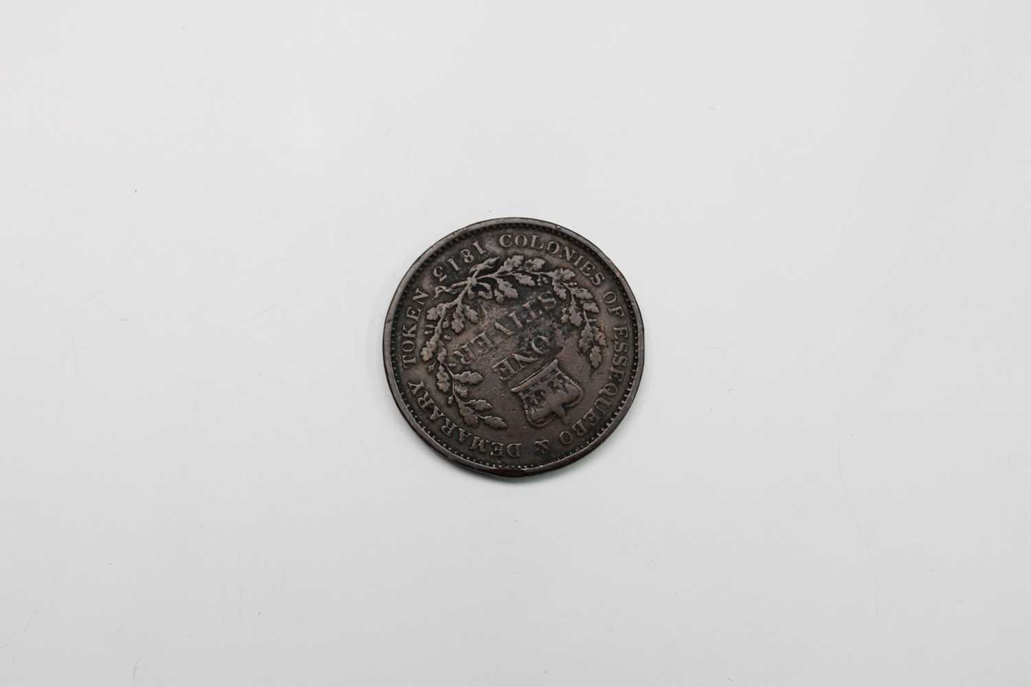 BRITISH EMPIRE: An East Africa Protectorate 1 pice 1899 (NEF), India 1 rupee 1914, ESSEQUEBO & - Image 14 of 17