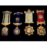 RAOB Medals - group of 4 to Leonard Ware 1930s-40s including 2 silver, 1 9ct gold (13.5g) Loyal