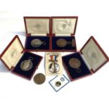 Badges/Medallions: A Collection of four Royal Academy of Music medals by John Pinches of London-