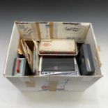 Stamps: A large box containing a quantity of GB and world stamps in albums and tins. Lot includes