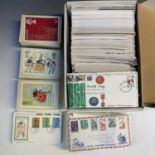 GB First Day Covers: GB First Day Covers and PHQ cards in two boxes many hundreds covering the