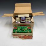 TINPLATE TOYS (x 3): Lot comprises a West German mechanically operated coal mine manufactured by