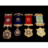 RAOB Medals - group of 4 to G.Ware 1950's-1970's all silver, West cornwall, St.Eia & Sir Henry