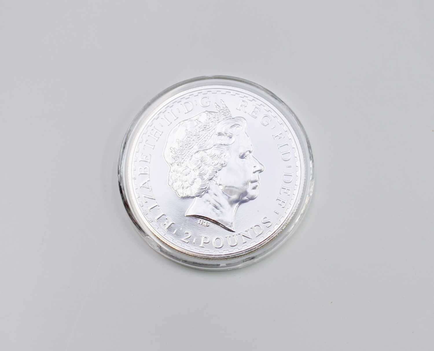 GB - £2 silver Britannia x 4, 2002/3 + 2007/8. - Image 7 of 7