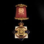 RAOB Medal, Kent Country KTS Chapter No.124, presented to Bro.Geo Hambrook K.O.M. for services