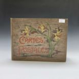 Postcards: A large postcard album containing a selection of early 20th century topographical cards-