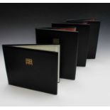 GB - Mostly Queen Victoria in 4 Westminster presentation folders, includes 1d black.