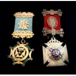 RAOB Medals - 9ct gold (19gms) roll of Honor Medal together with Order of Merit and Honor of