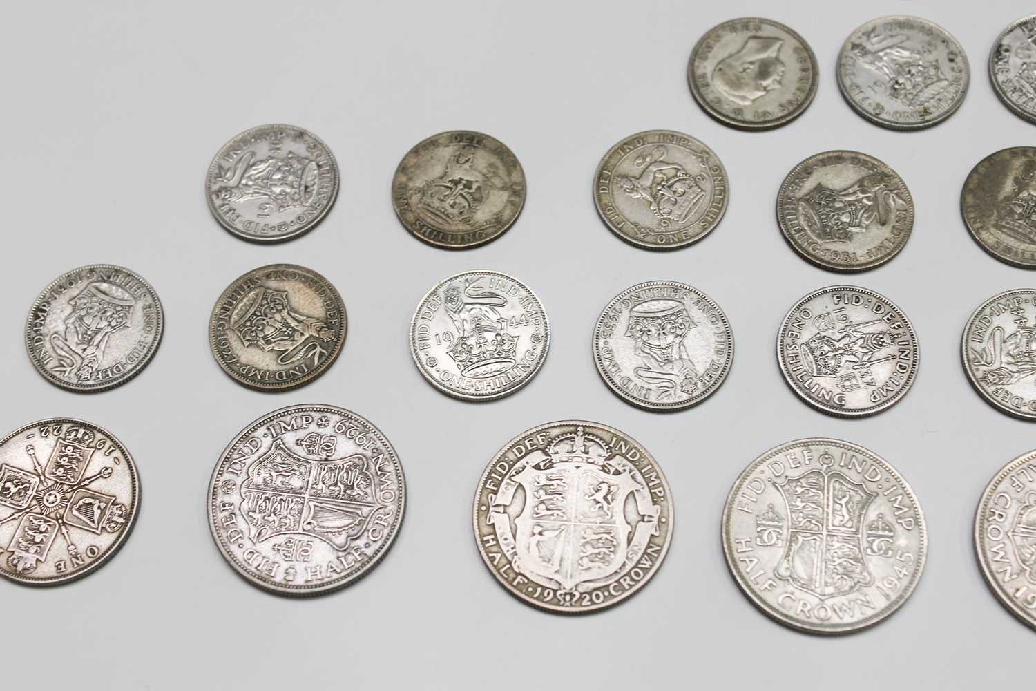 Pre 1947 silver coinage 246 grms. - Image 2 of 6