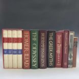 FOLIO SOCIETY. Four leather bound vols in cases; 'Decline and Fall of the Roman Empire'. Four vols