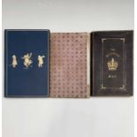 MANUSCRIPT COOKERY BOOK. Compiled by Fanny Goodwin, 1860. 150 pages, original wraps, g; A. A. MILNE.
