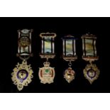 RAOB Medals - 4 different silver, for services rendered Medals.