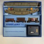 Hornby Dublo: A Tank Goods Train boxed set EDG7 in good condition includes a black liveried LMS Loco