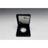 GREAT BRITAIN 2008 silver proof £5 Piedfort cased with certificate of authenticity.