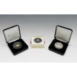 TRISTAN DA CUNHA PROOF COINS x 3 lot contains 2 x 75th annivesary of the Battle of Britain conins: A