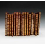 RUDYARD KIPLING AND OTHER AUTHORS. Sixteen vols, leather, gilt, 1928, fine.