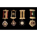 RAOB Medals - group of 4 to G.Ware, 3 silver, plus a 50 years Service Medal, St.Eia Lodge.