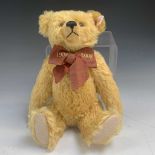 Teddy Bear - Steiff. Light tan growler 1908 2008, Centenary bear, no certificate.