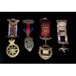 RAOB Medals - 4 silver/silver gilt better quality, more unusual Medals issued for services
