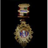 RAOB Medals - large silver/gilt Secretary Medal issued by Pride of Sundern Lodge 9456 to Bro.