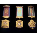 RAOB Medals - group of 3 to G.Ware 1960's - 1980's all silver, West Cornwall.