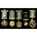 RAOB Medals - group of 5 to G.Ware 1960's - 1990's, 4 silver Sir Henry Irvine Lodge.
