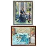 Denis ABRAHAM (1920-2020) Two oils on canvas Each signed 35 x 45cm45 x 35cm