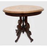 A Victorian mahogany occasional table, height 73cm, width 73cm, depth 58cm.